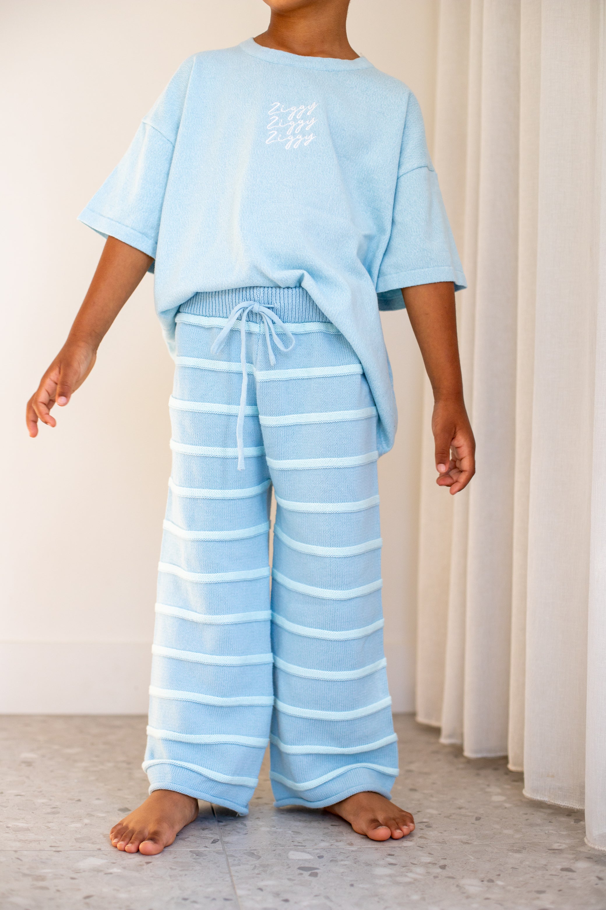 CROPPED PANTS | BLU - LAST CHANCE