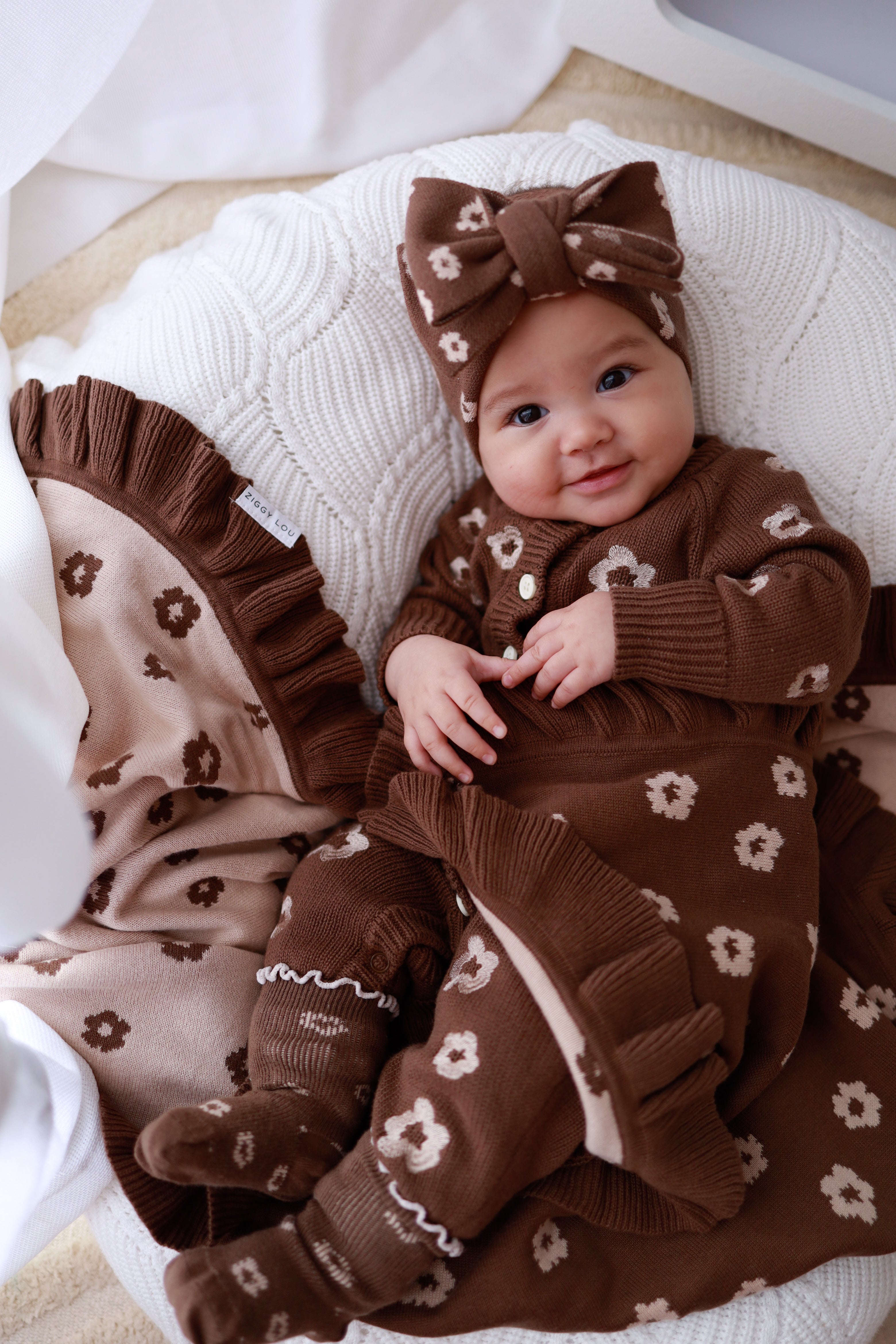 CLASSIC KNIT ROMPER COCO