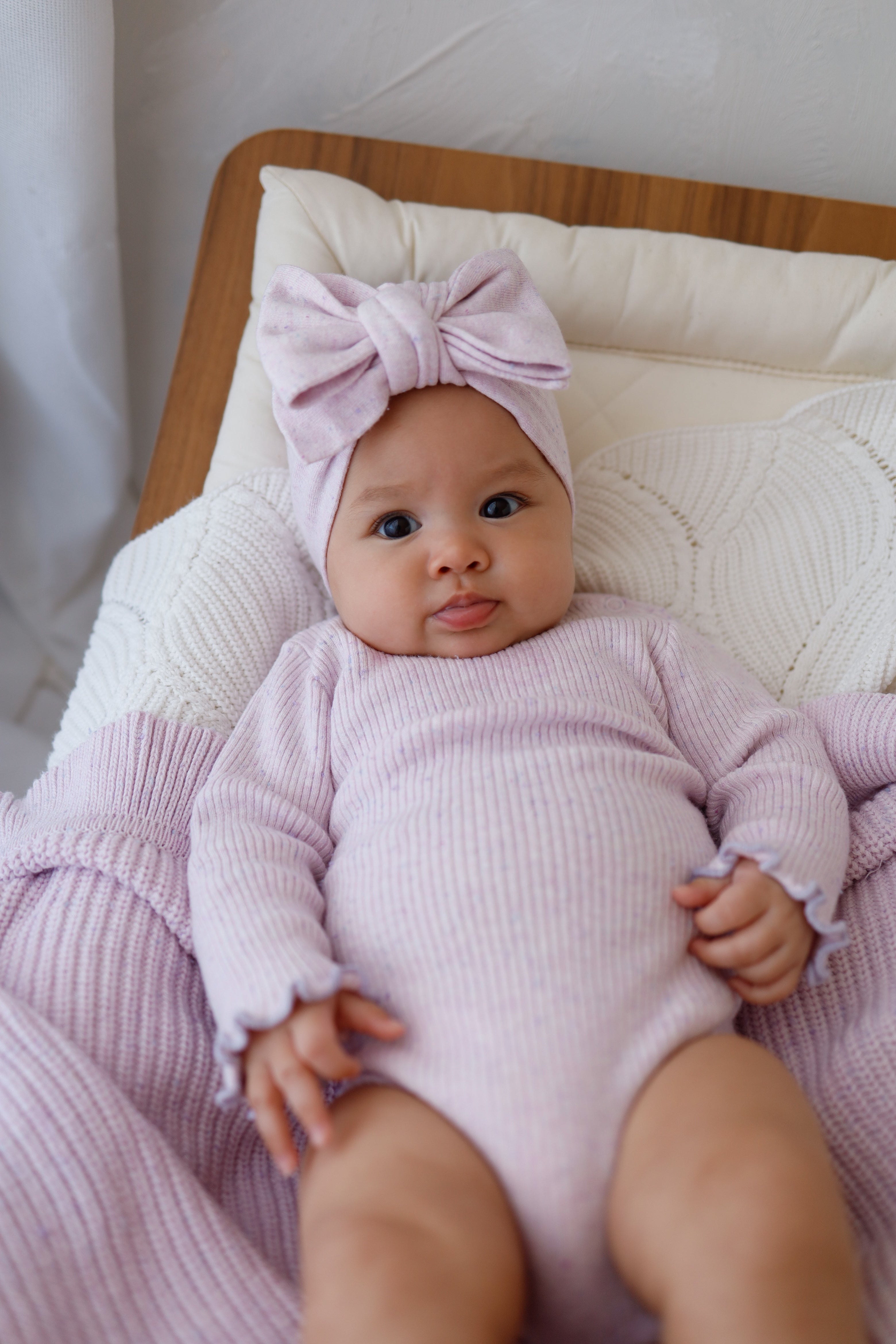 BODYSUIT LAVENDER FLECK