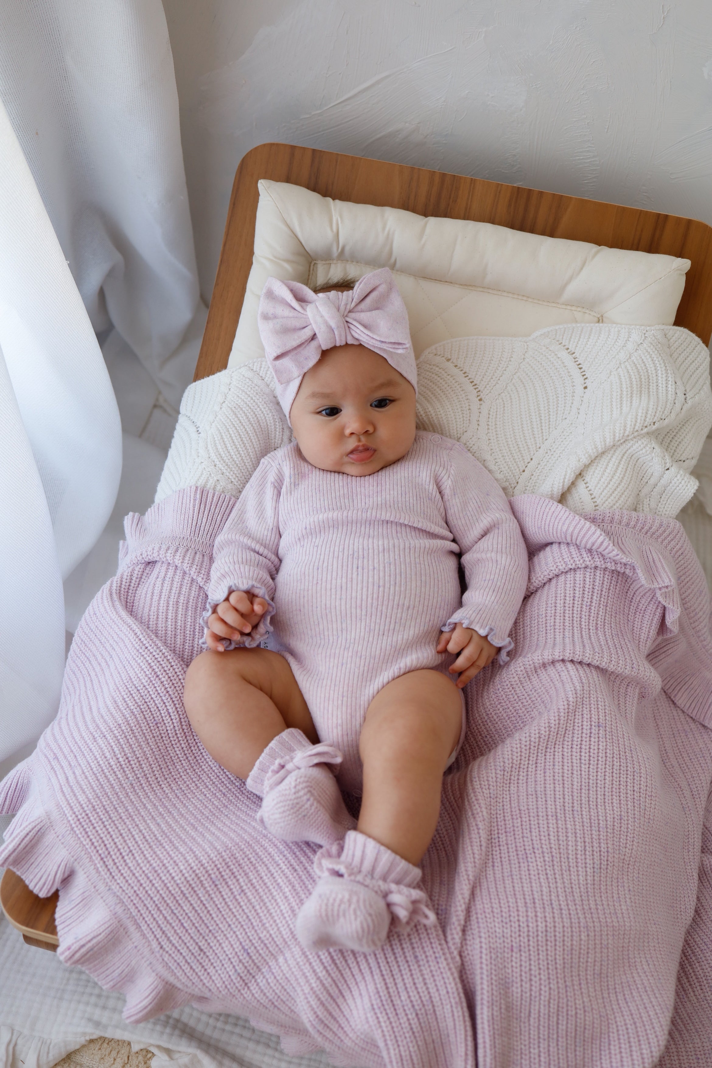 BODYSUIT LAVENDER FLECK