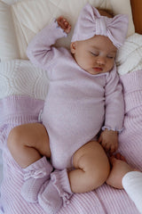 BODYSUIT LAVENDER FLECK