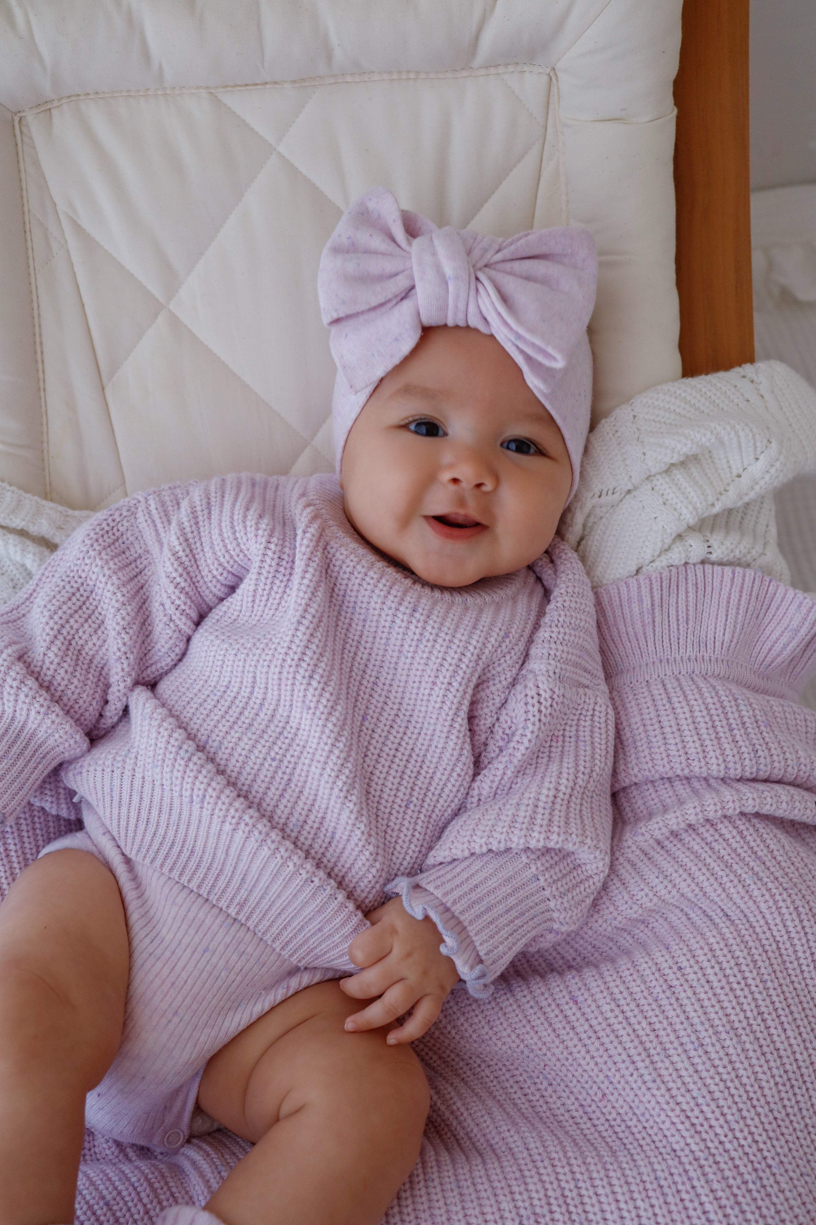 JUMPER LAVENDER FLECK