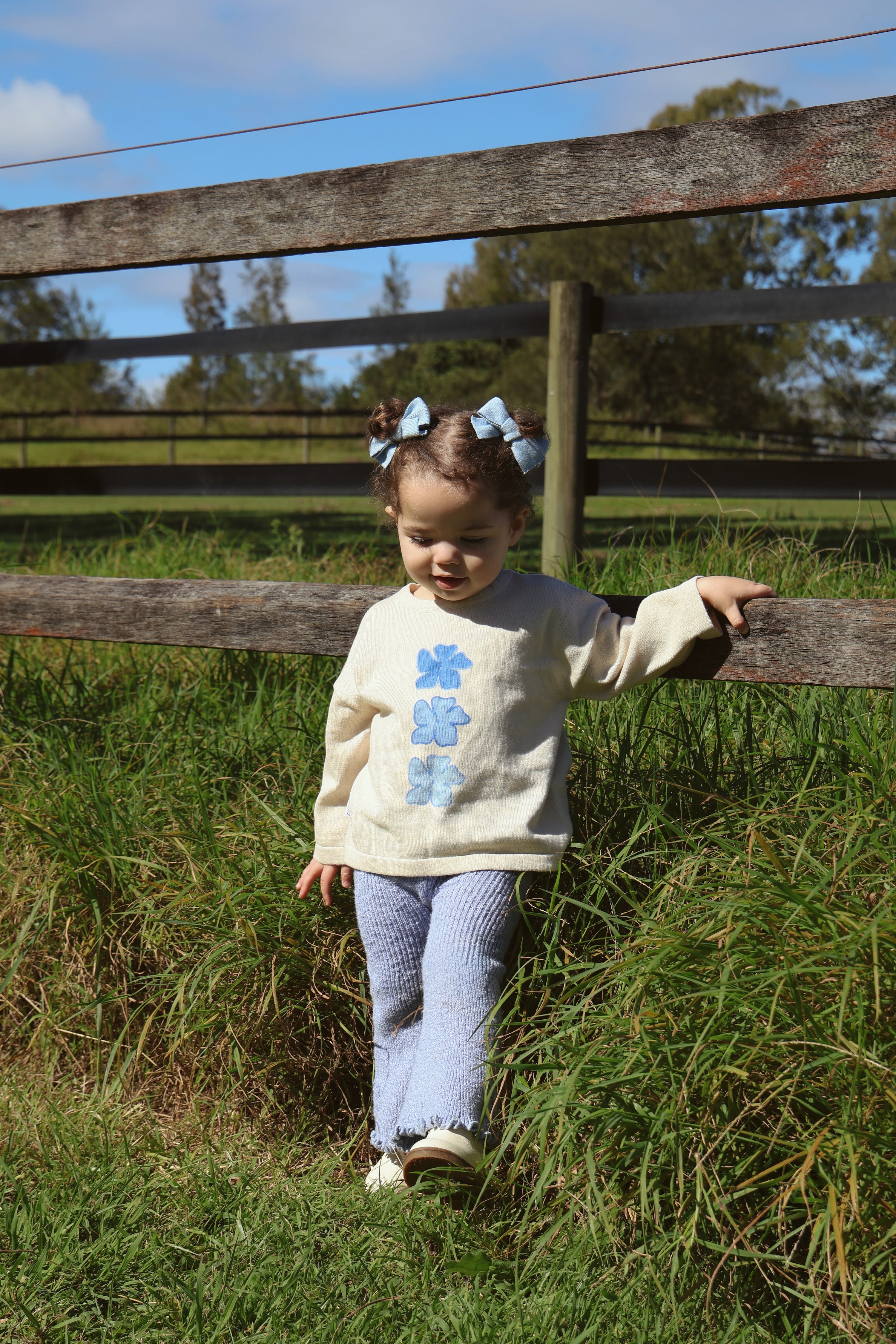 LEGGINGS FLARE BLUEBELL