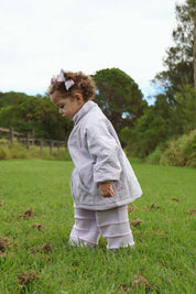 CROPPED PANTS PERI STRIPE