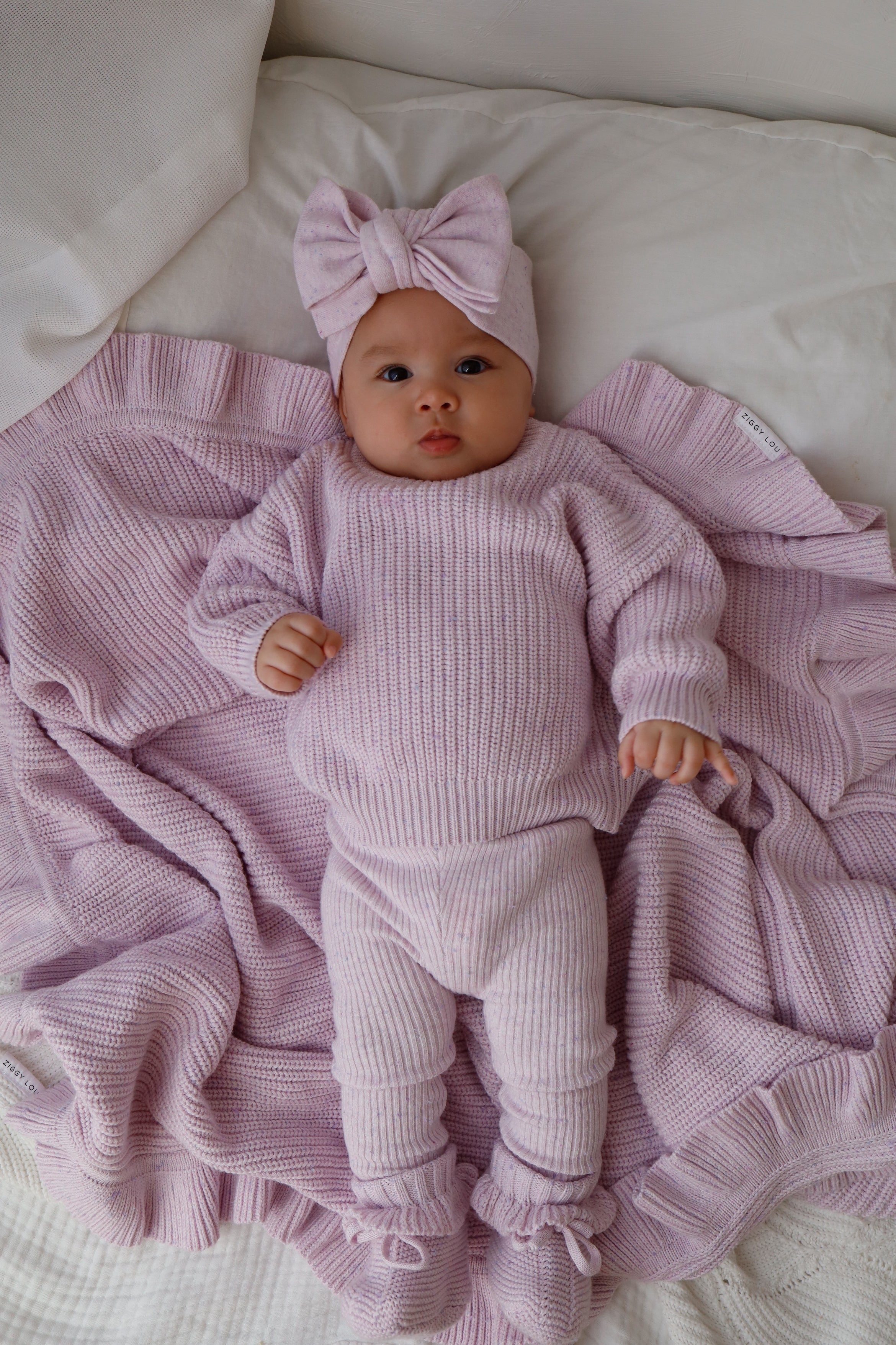 JUMPER LAVENDER FLECK