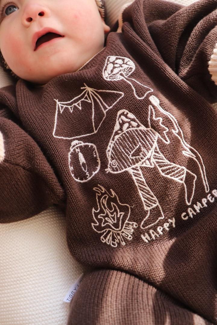 WINTER PLAYSUIT | HAPPY CAMPER