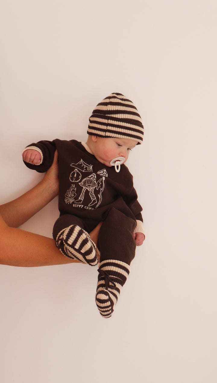 WINTER PLAYSUIT | HAPPY CAMPER
