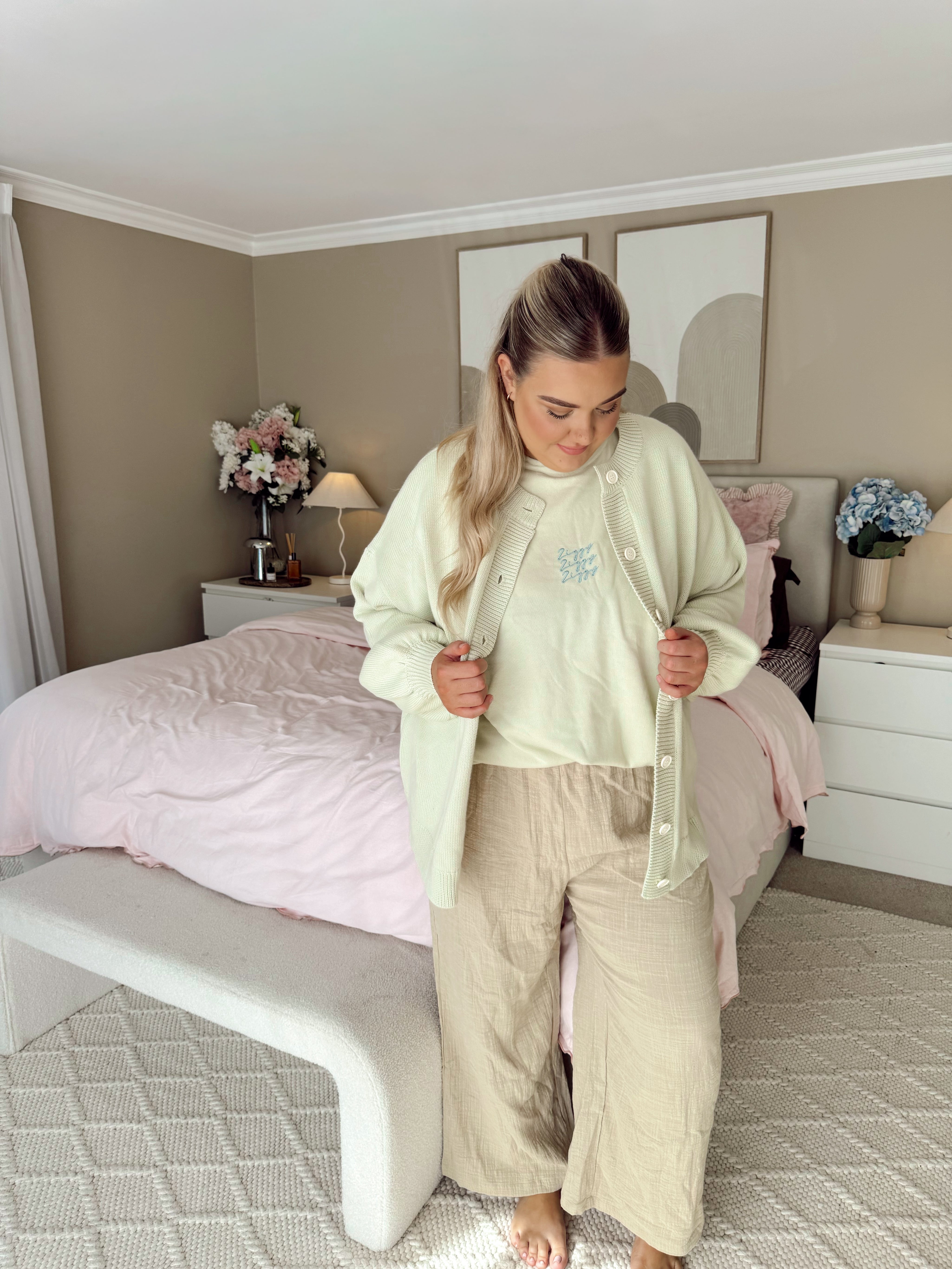 CASSIDY CARDIGAN TEA TREE