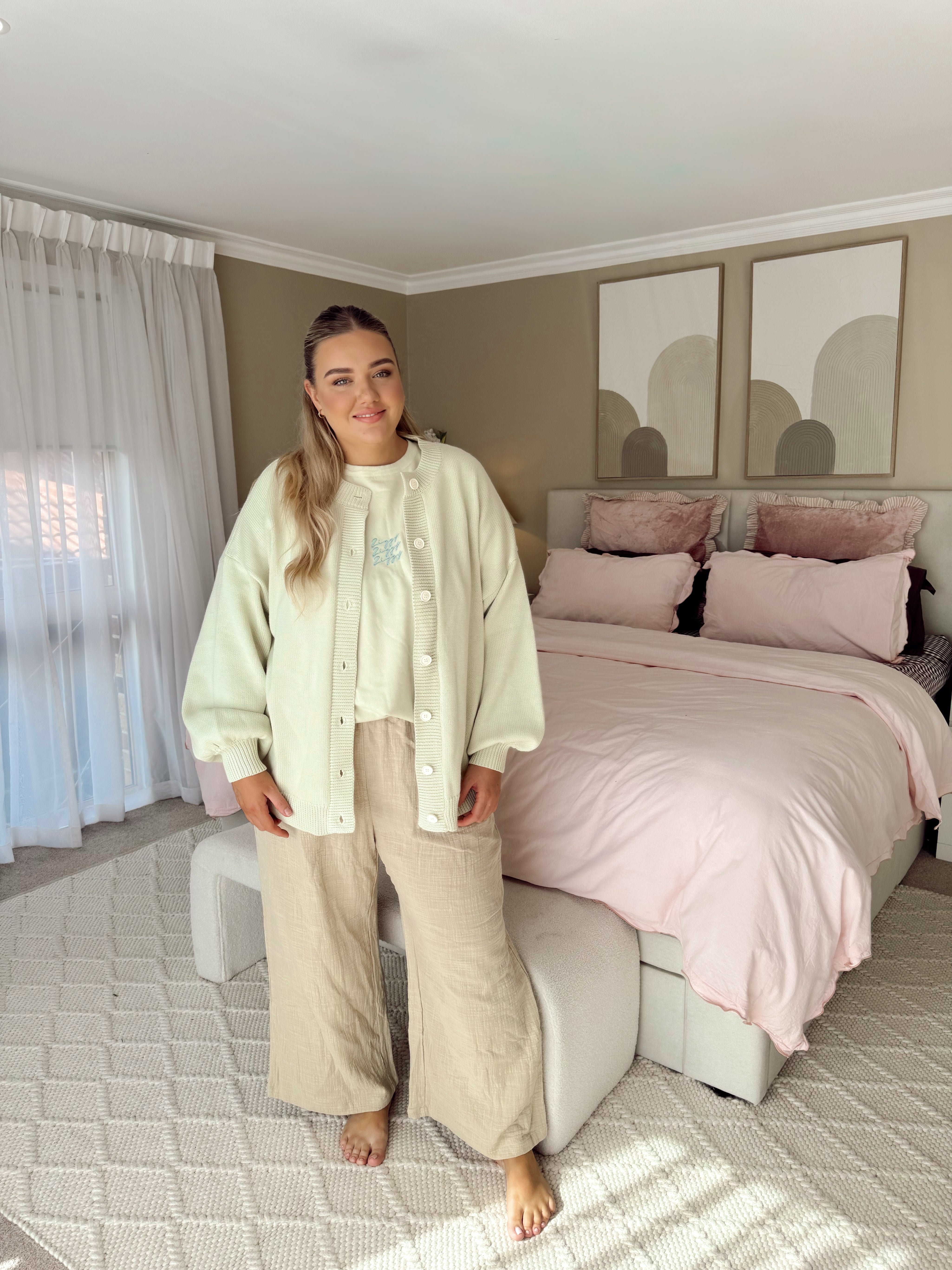 CASSIDY CARDIGAN TEA TREE