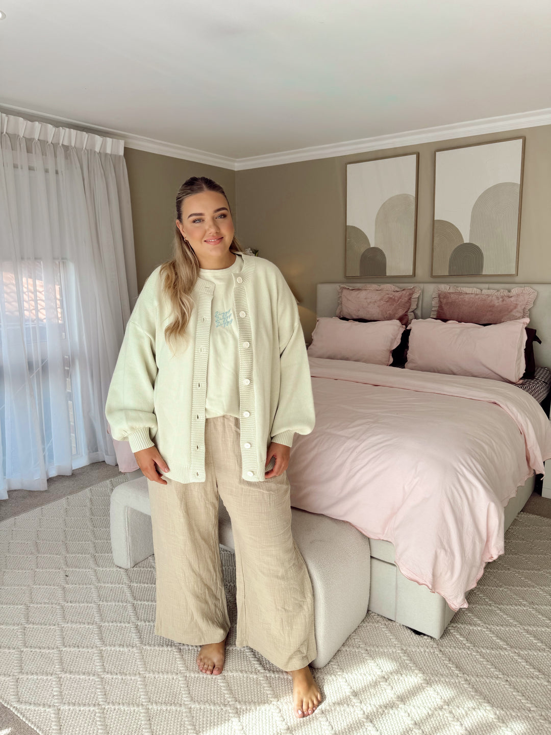CASSIDY CARDIGAN TEA TREE
