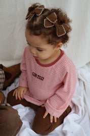 BOWS CHESTNUT LACE