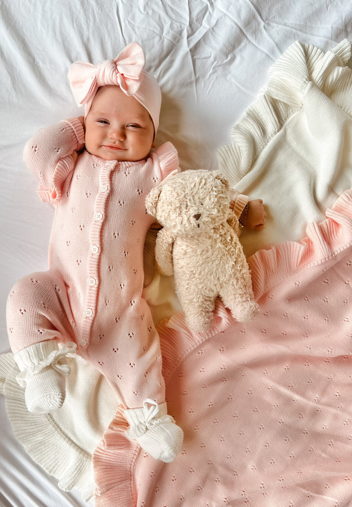 CLASSIC KNIT ROMPER | PRIMROSE