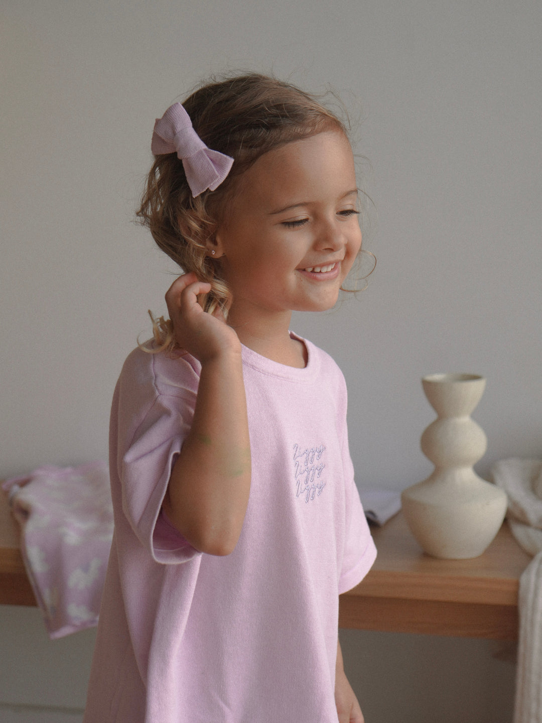 SIGNATURE TEE | LILAC (KIDS)
