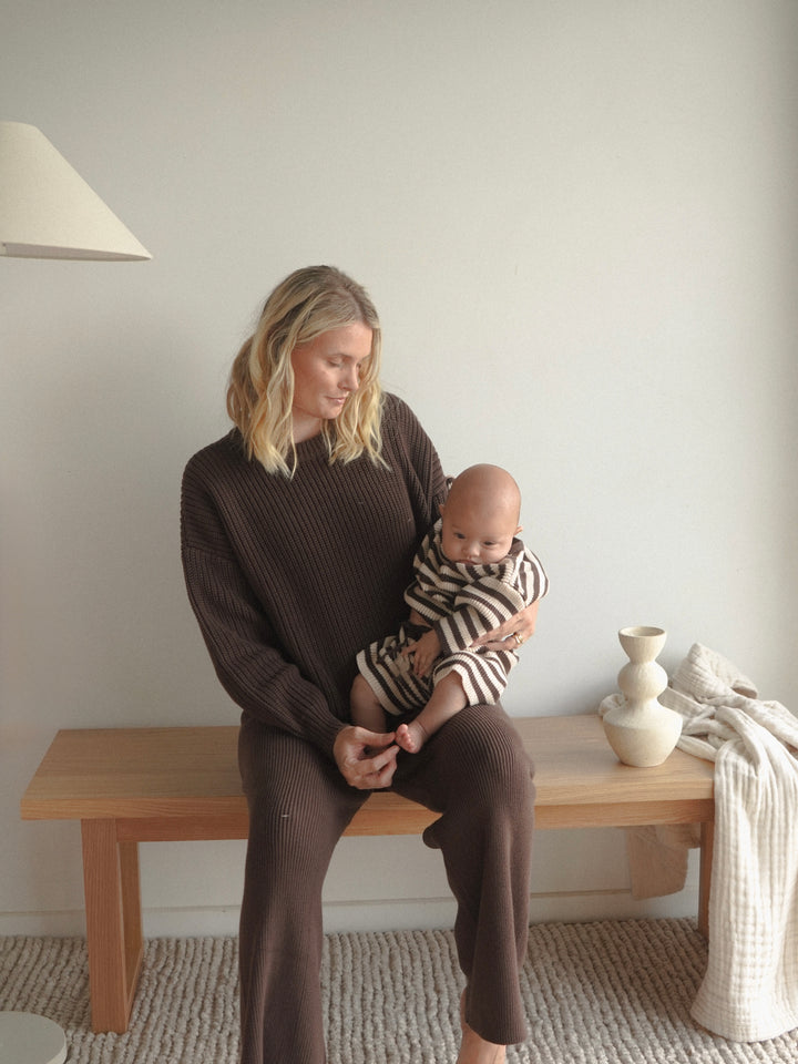 JUMPER | SUPER CHUNKY | ESPRESSO (WOMEN'S) - Pre-Order Mid August