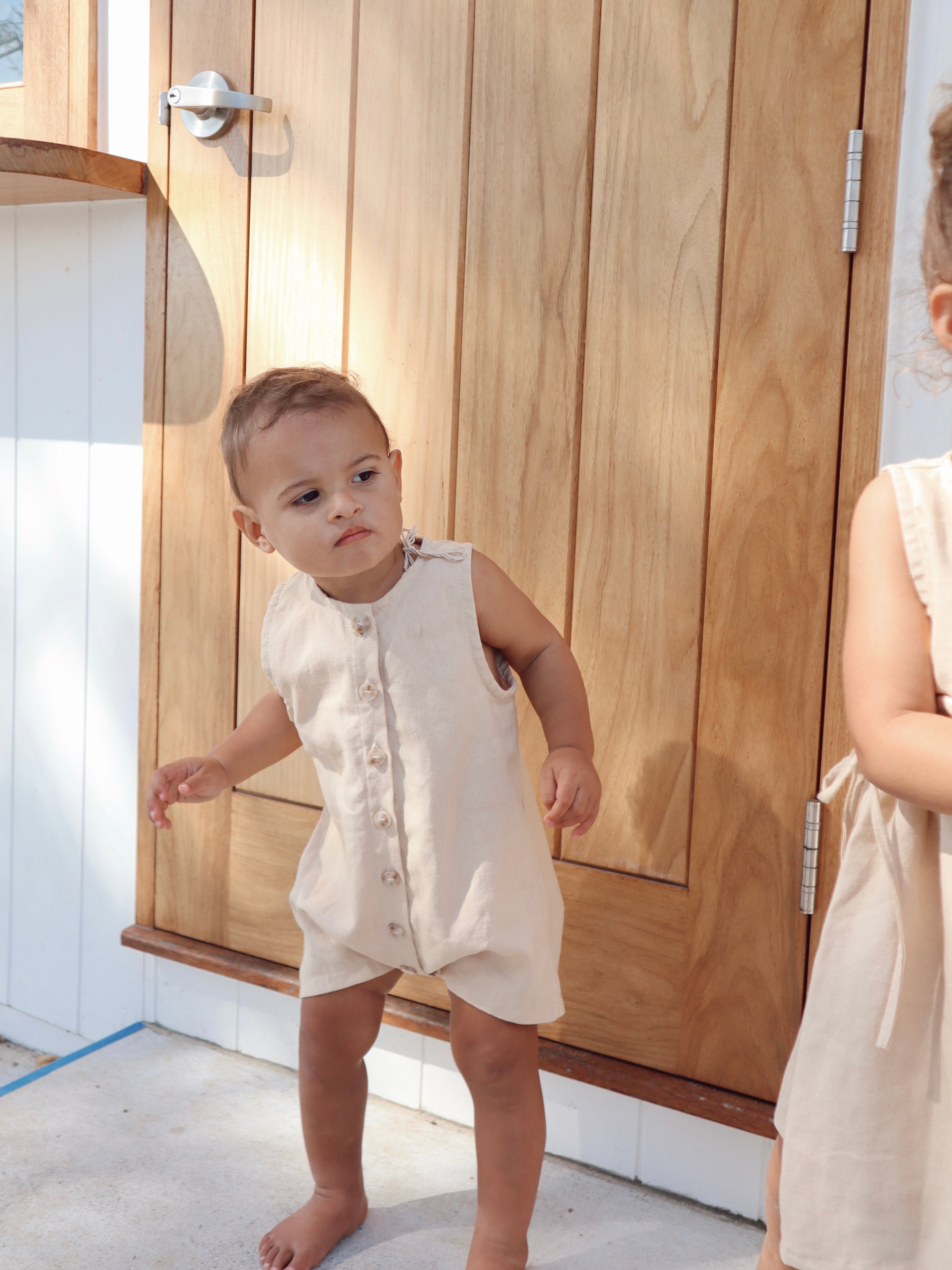 PLAYSUIT | OATMEAL- LAST ONE