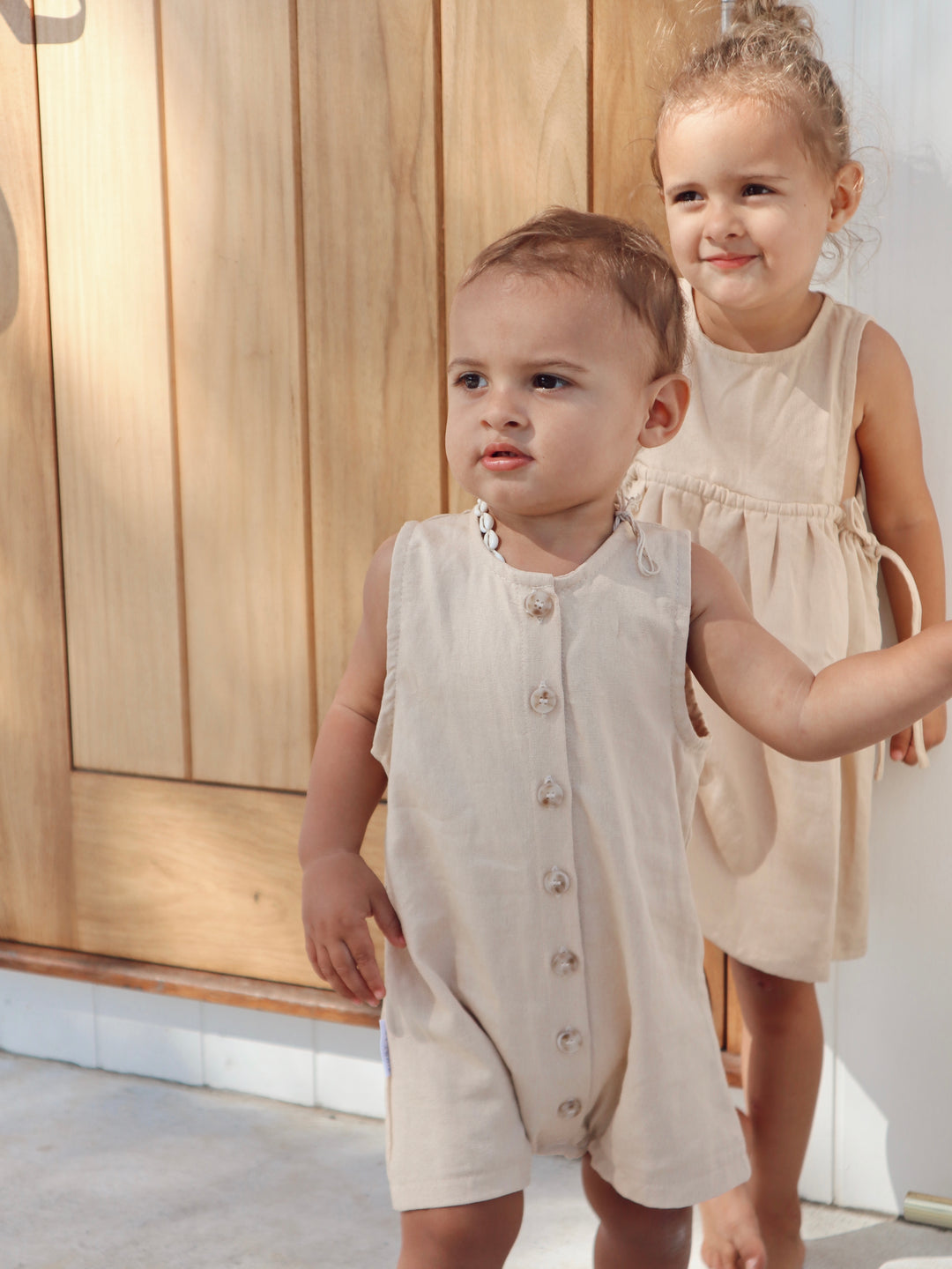 SOFIA DRESS | OATMEAL (KIDS)