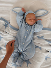 CLASSIC KNIT ROMPER EASTER (BEAU)