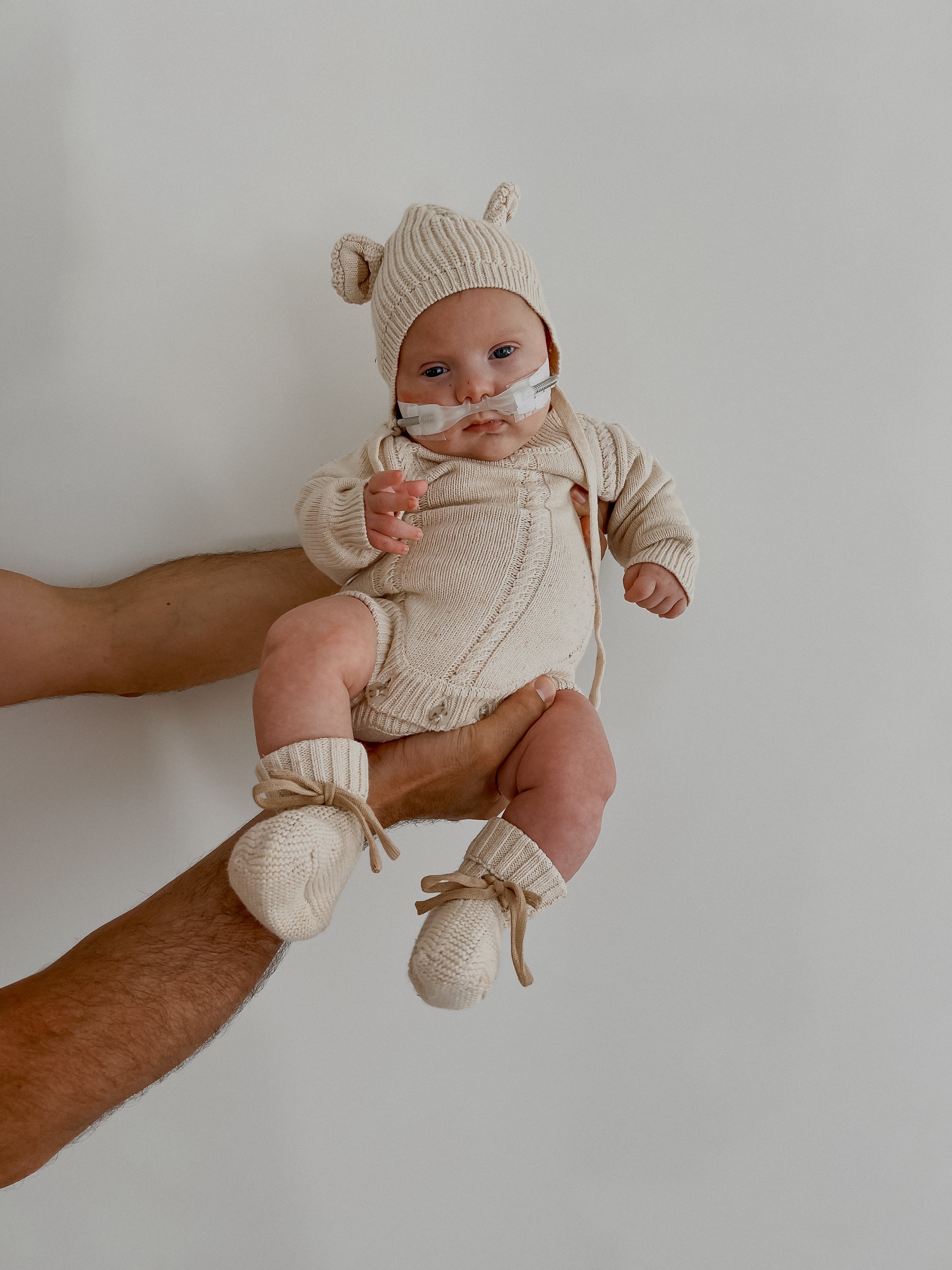 HEIRLOOM ROMPER BISCOTTI FLECK