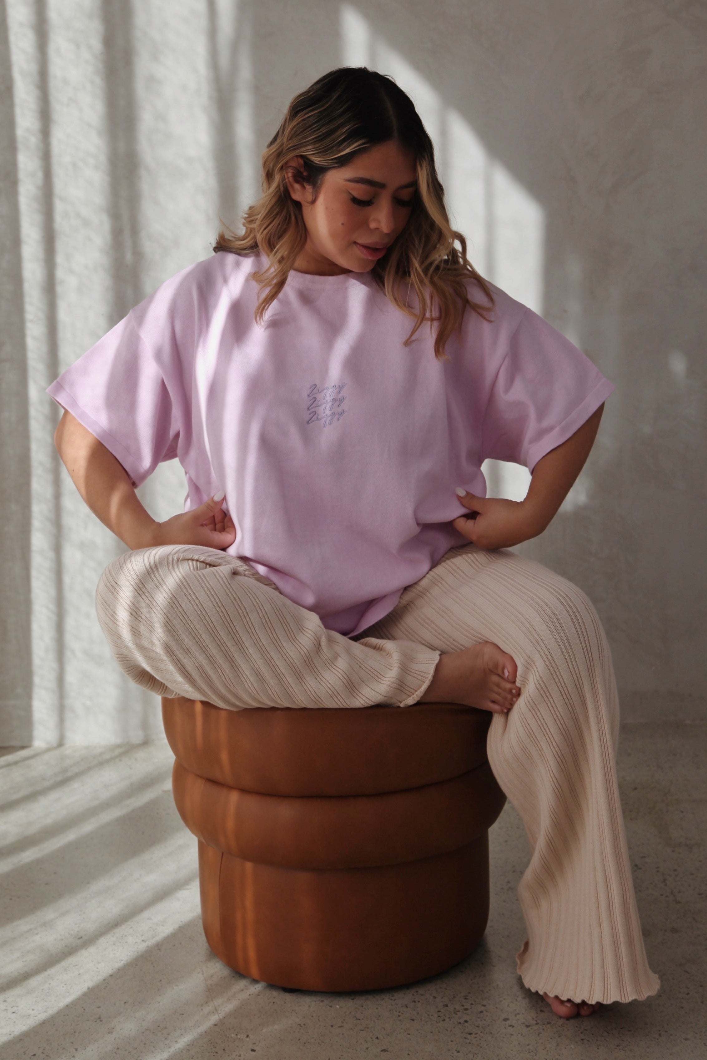 SIGNATURE TEE LILAC (WOMEN'S)