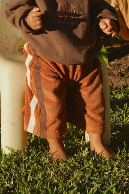 TERRY PANTS RUSTY