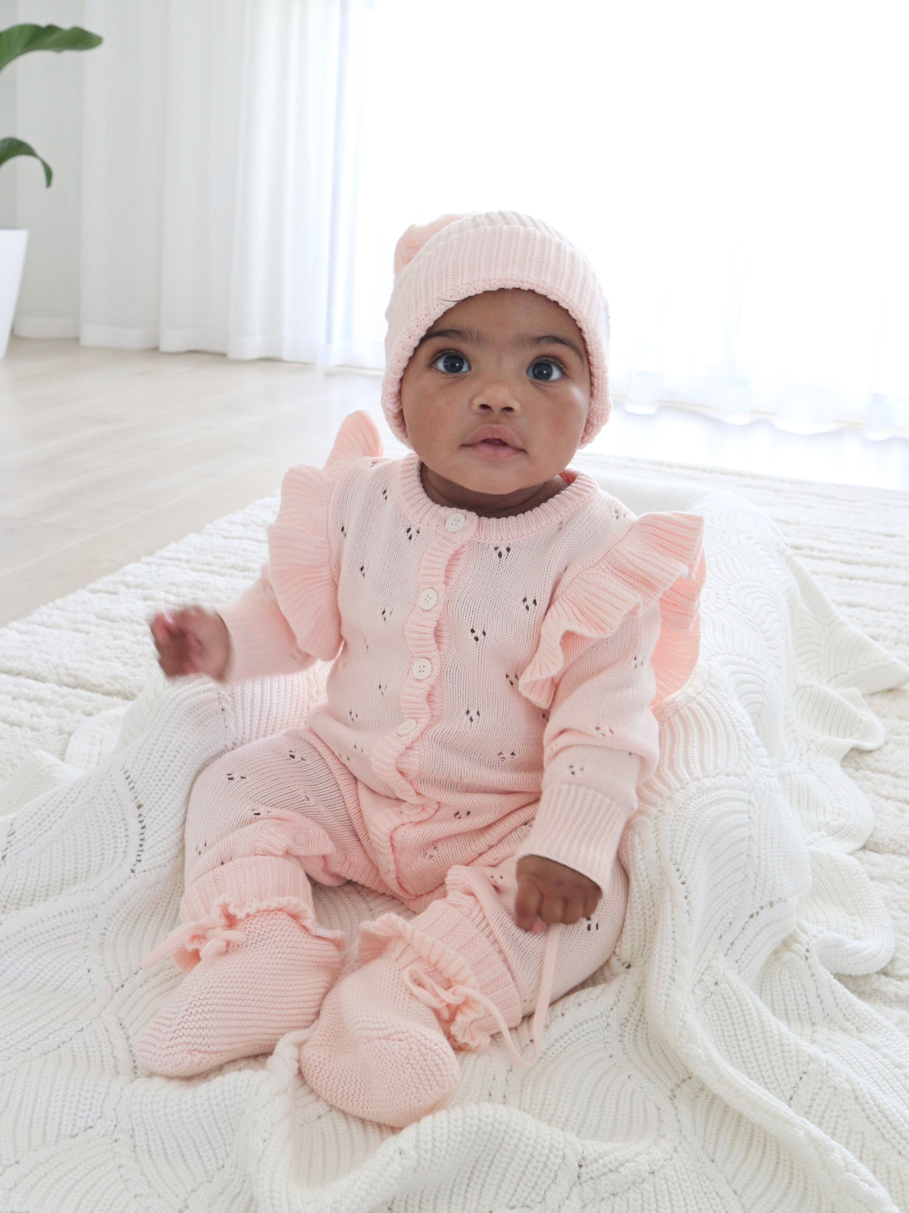 CLASSIC KNIT ROMPER PRIMROSE