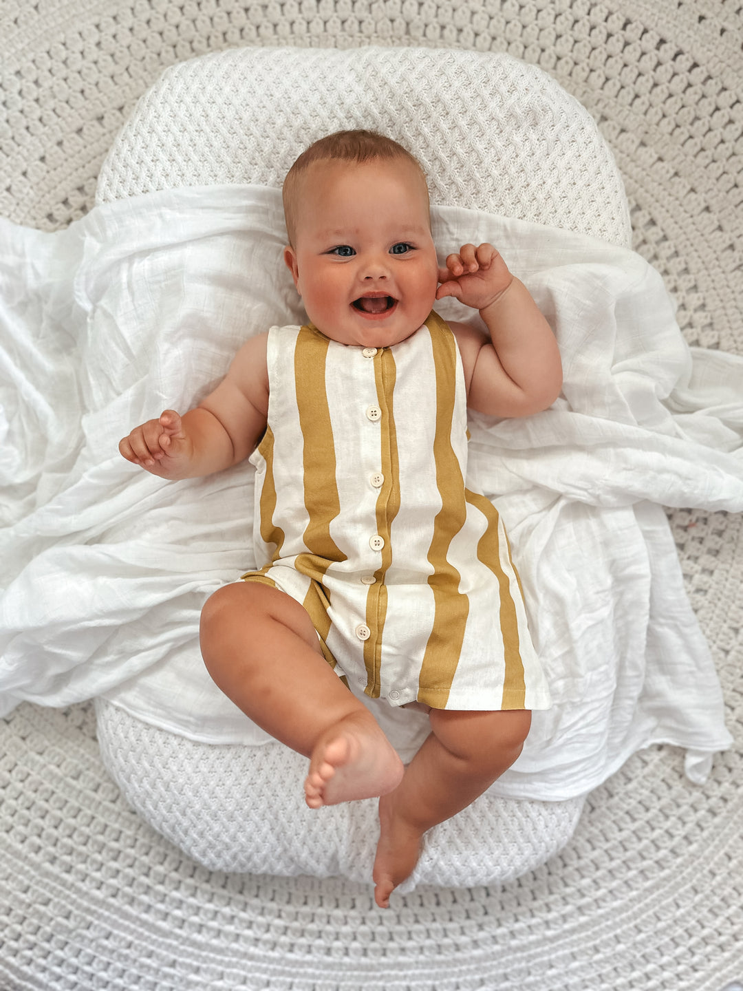 PLAYSUIT | KEY LIME STRIPES