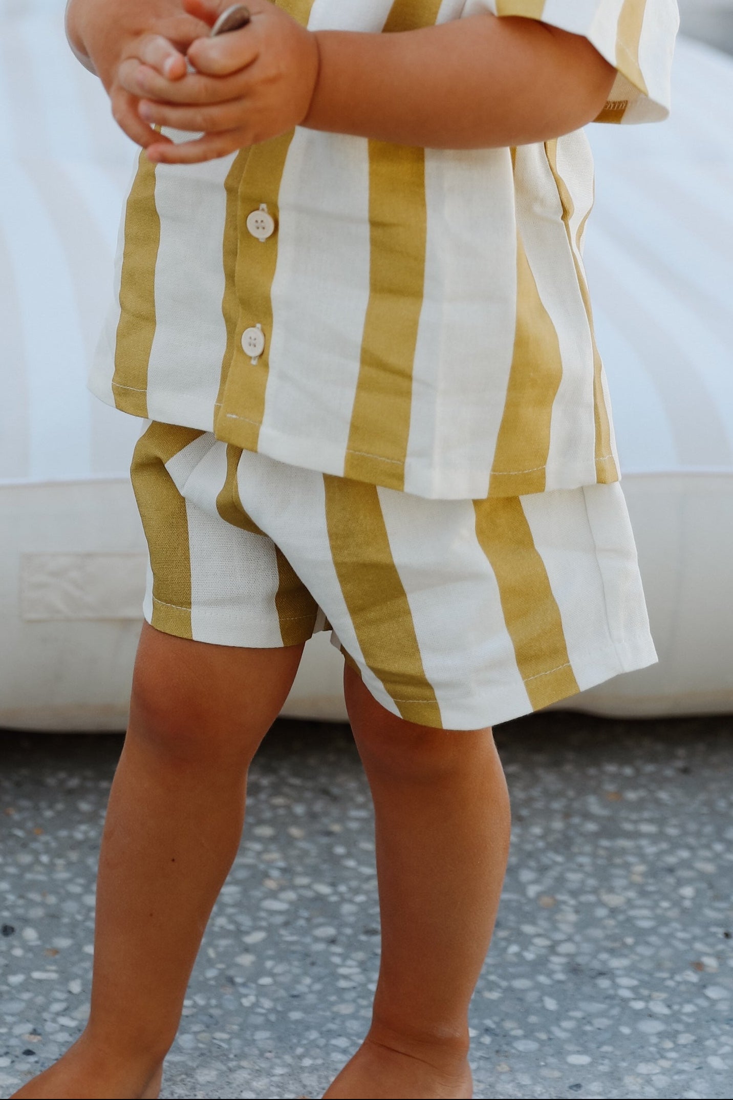 SHORTS | KEY LIME STRIPES