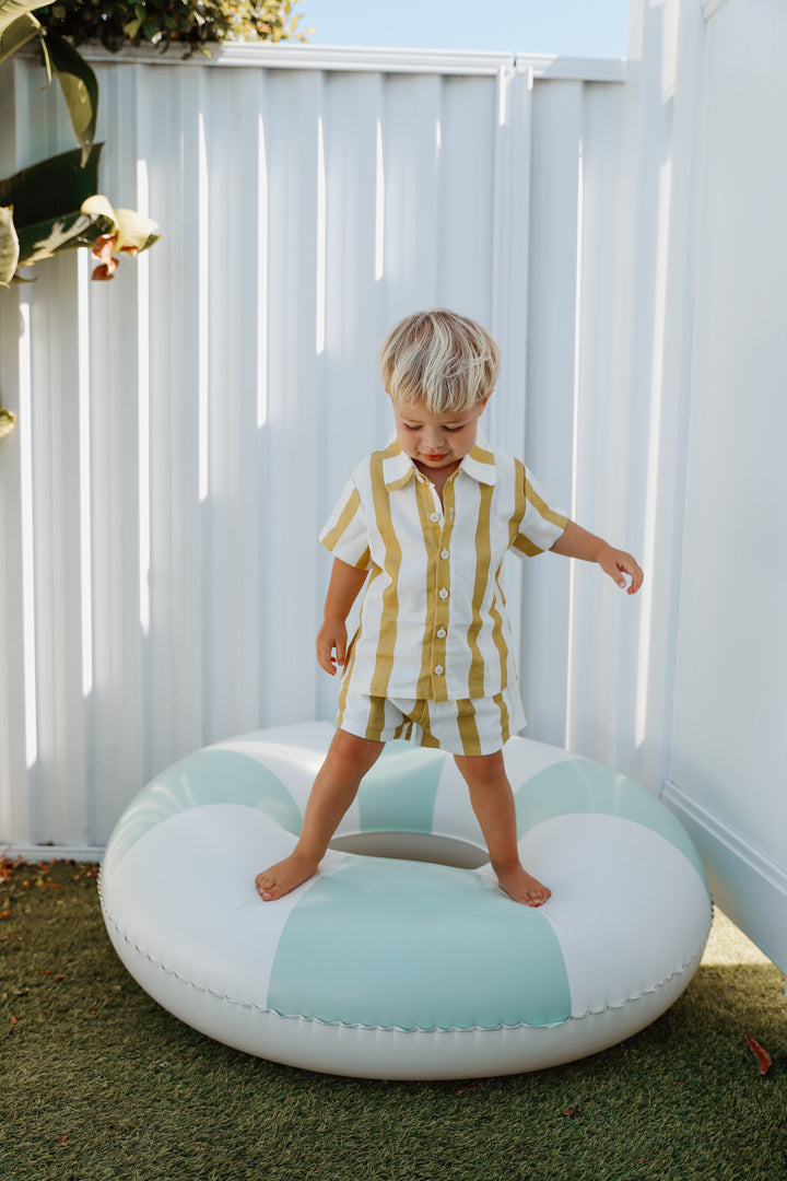 SHIRT | KEY LIME STRIPES