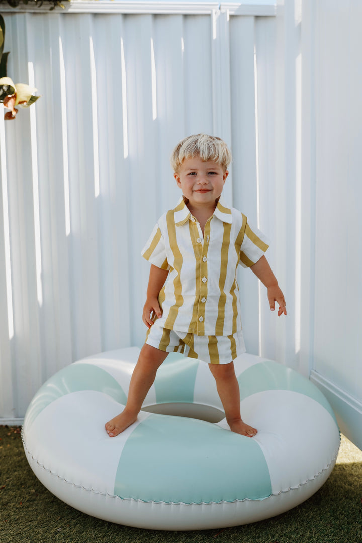 SHIRT | KEY LIME STRIPES