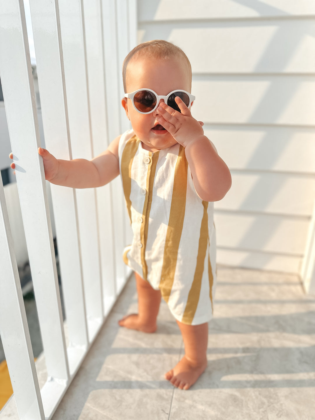 PLAYSUIT | KEY LIME STRIPES