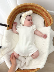 FRILL ROMPER MILK