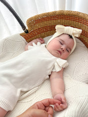 FRILL ROMPER MILK