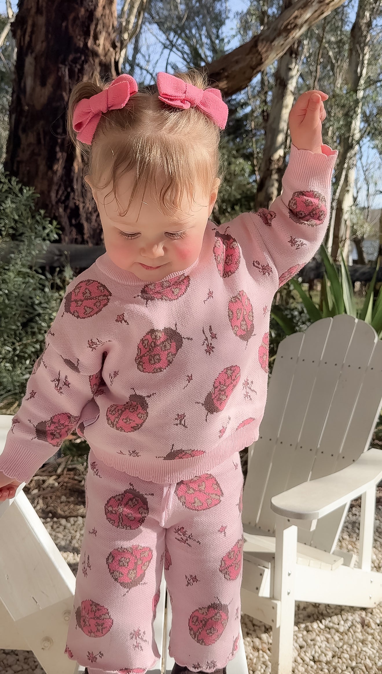 CROPPED PANTS LADYBUG