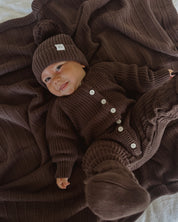 CLASSIC KNIT ROMPER ESPRESSO