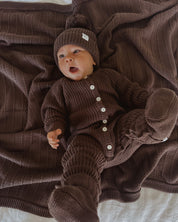 CLASSIC KNIT ROMPER ESPRESSO