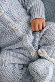 CLASSIC KNIT ROMPER AERO FLECK