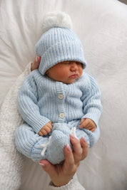 CLASSIC KNIT ROMPER AERO FLECK