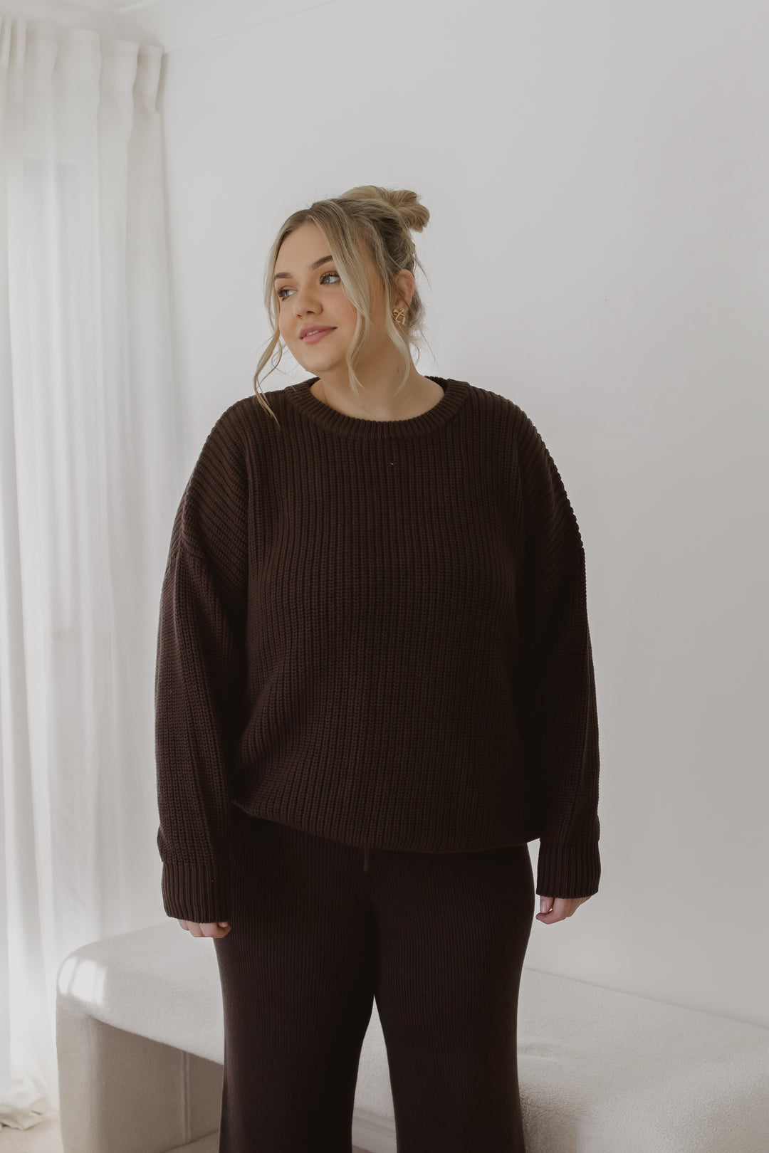 JUMPER | SUPER CHUNKY | ESPRESSO (WOMEN'S) - Pre-Order Mid August