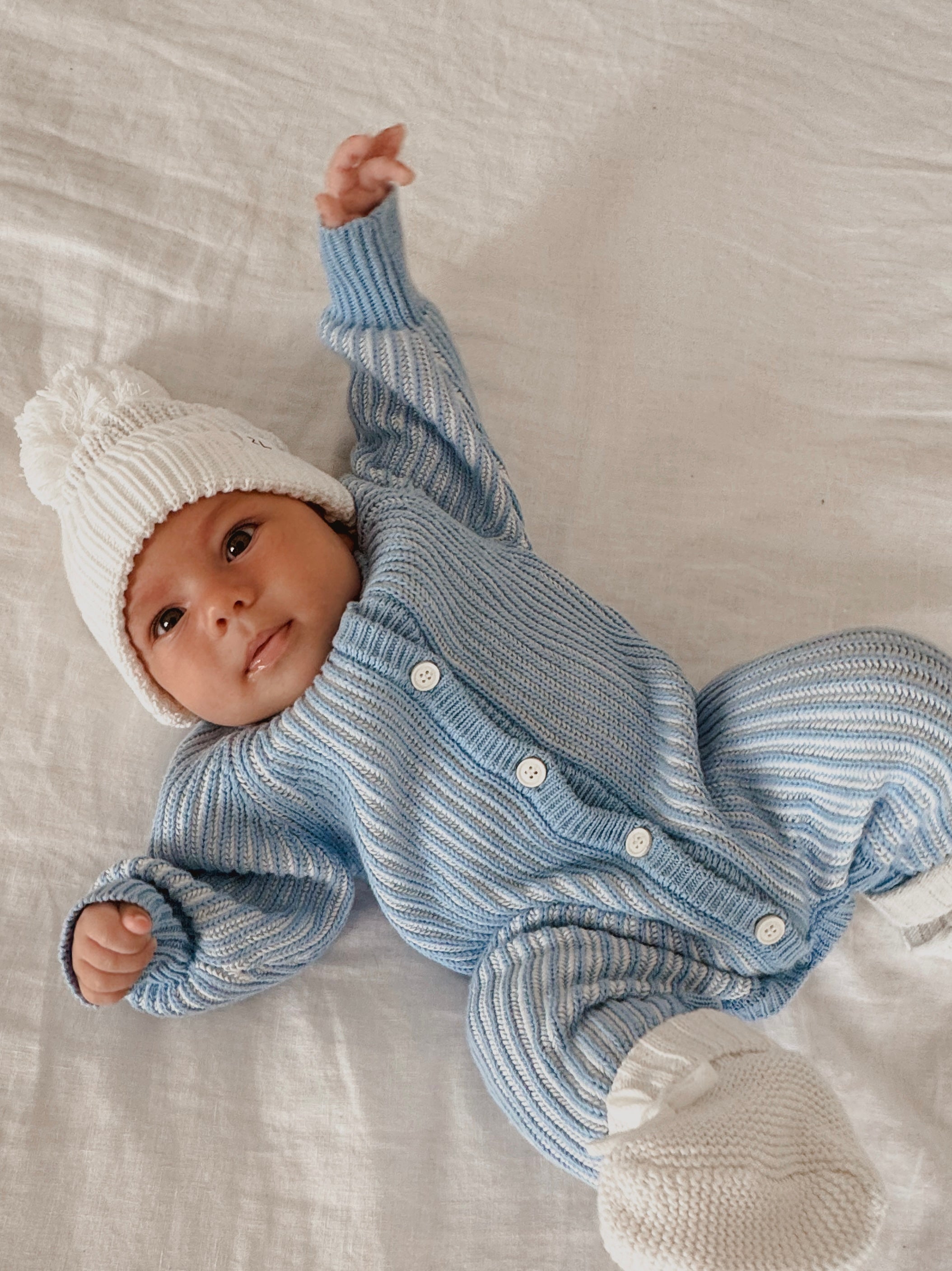 CLASSIC KNIT ROMPER BEAU