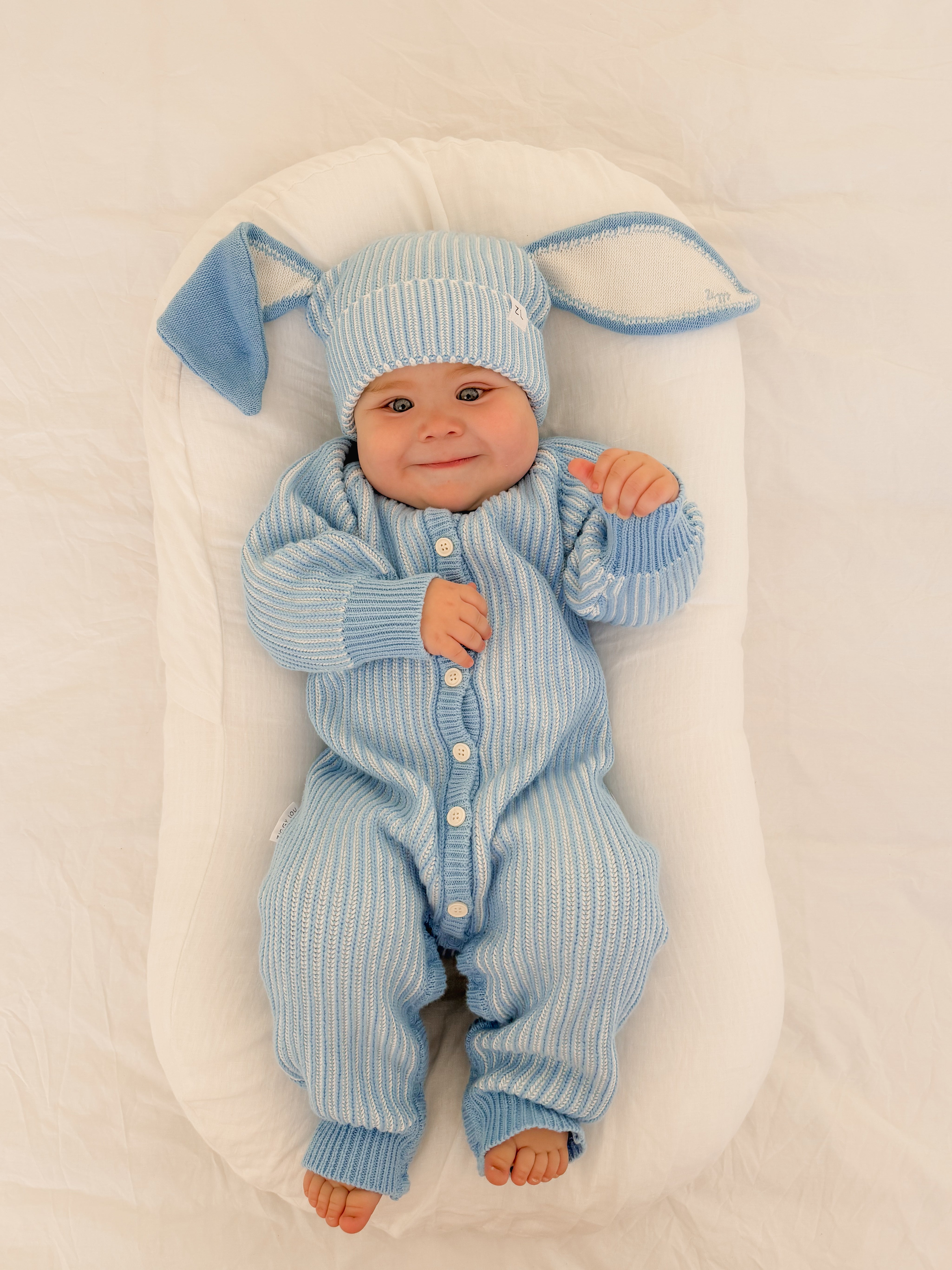 CLASSIC KNIT ROMPER EASTER (BEAU)