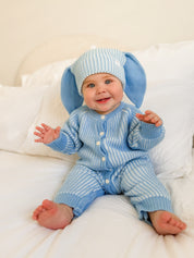 CLASSIC KNIT ROMPER EASTER (BEAU)