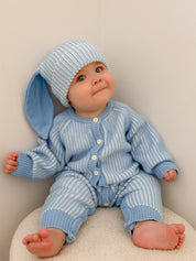 CLASSIC KNIT ROMPER EASTER (BEAU)
