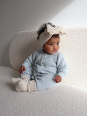 CLASSIC KNIT ROMPER AERO FLECK