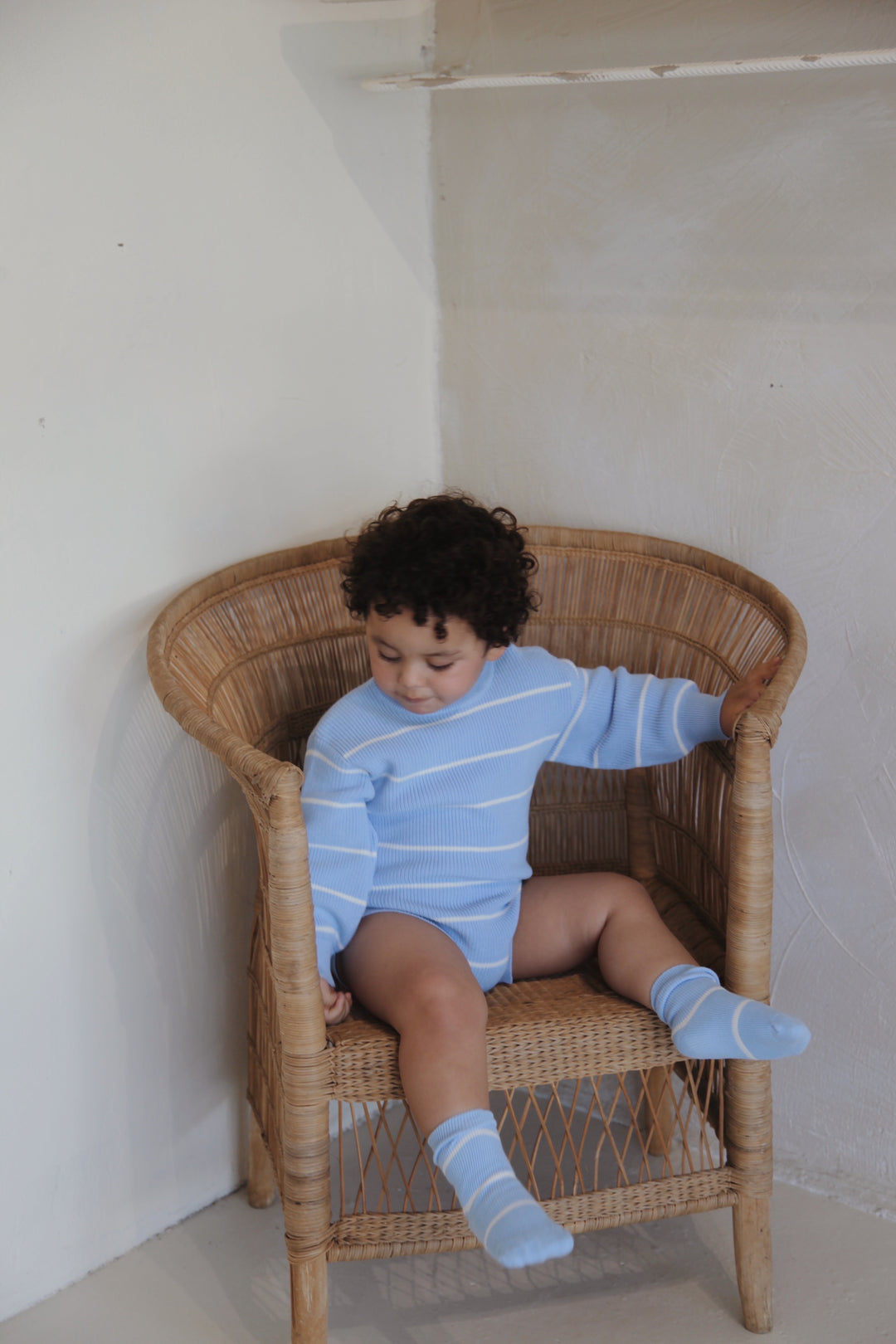 BUBBLE ROMPER | RIVER STRIPE