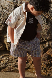 SHORTS TRUFFLE CHECK