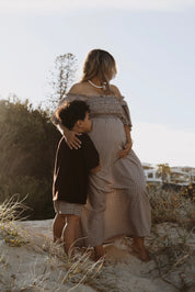 BAILEY DRESS TRUFFLE CHECK