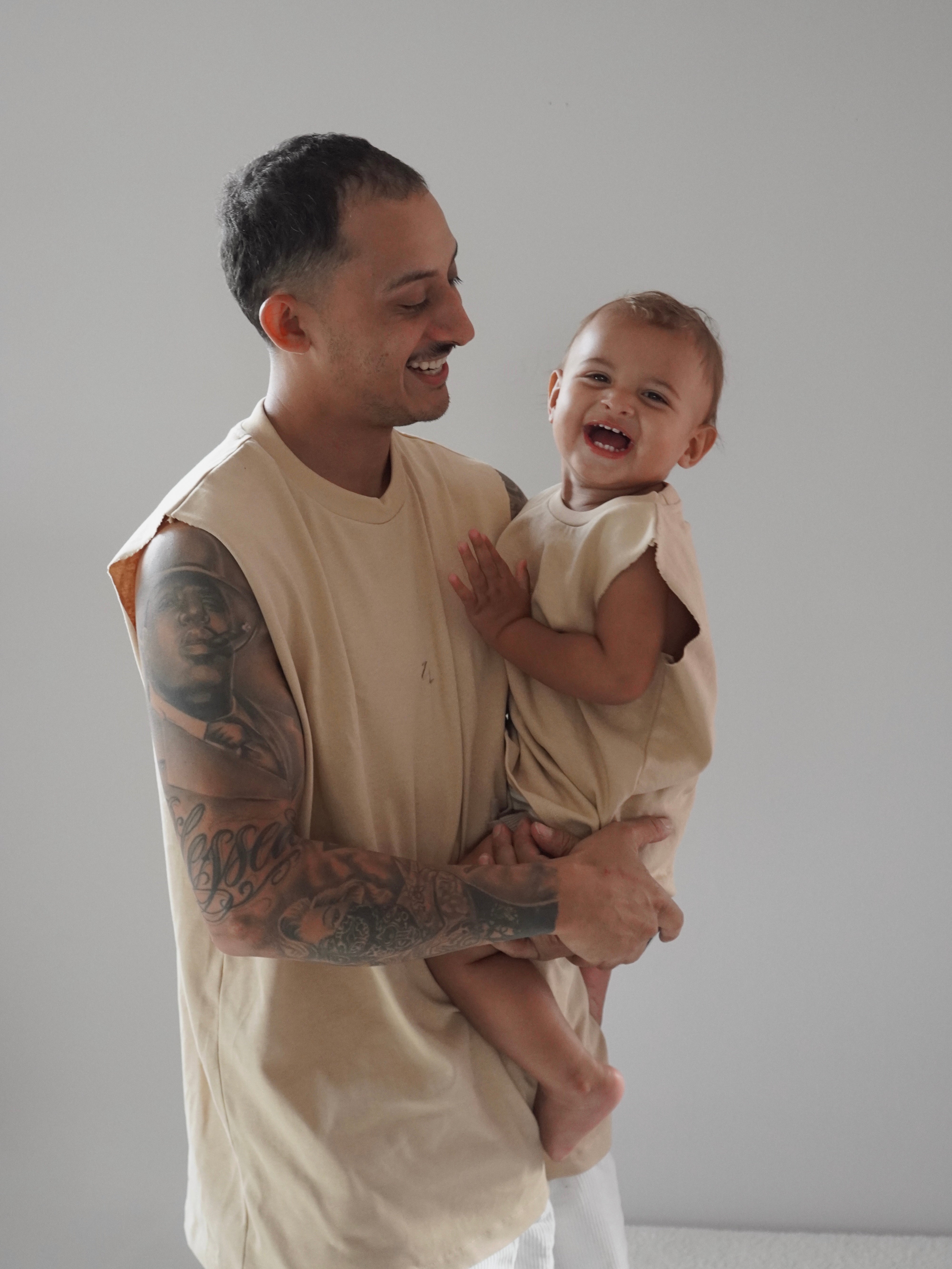 MUSCLE TEE | TAN (KIDS) - LAST CHANCE