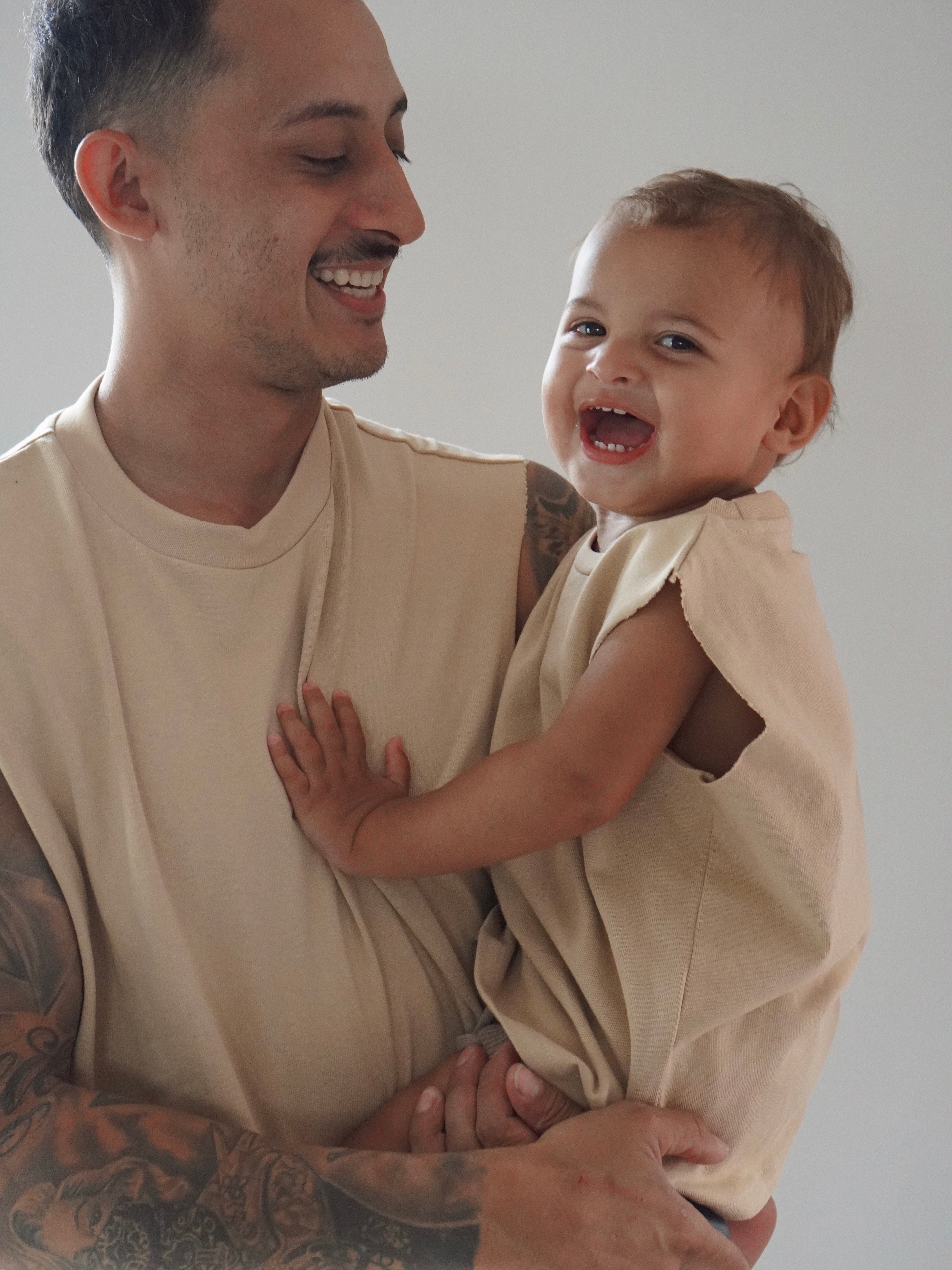 MUSCLE TEE | TAN (KIDS) - LAST CHANCE
