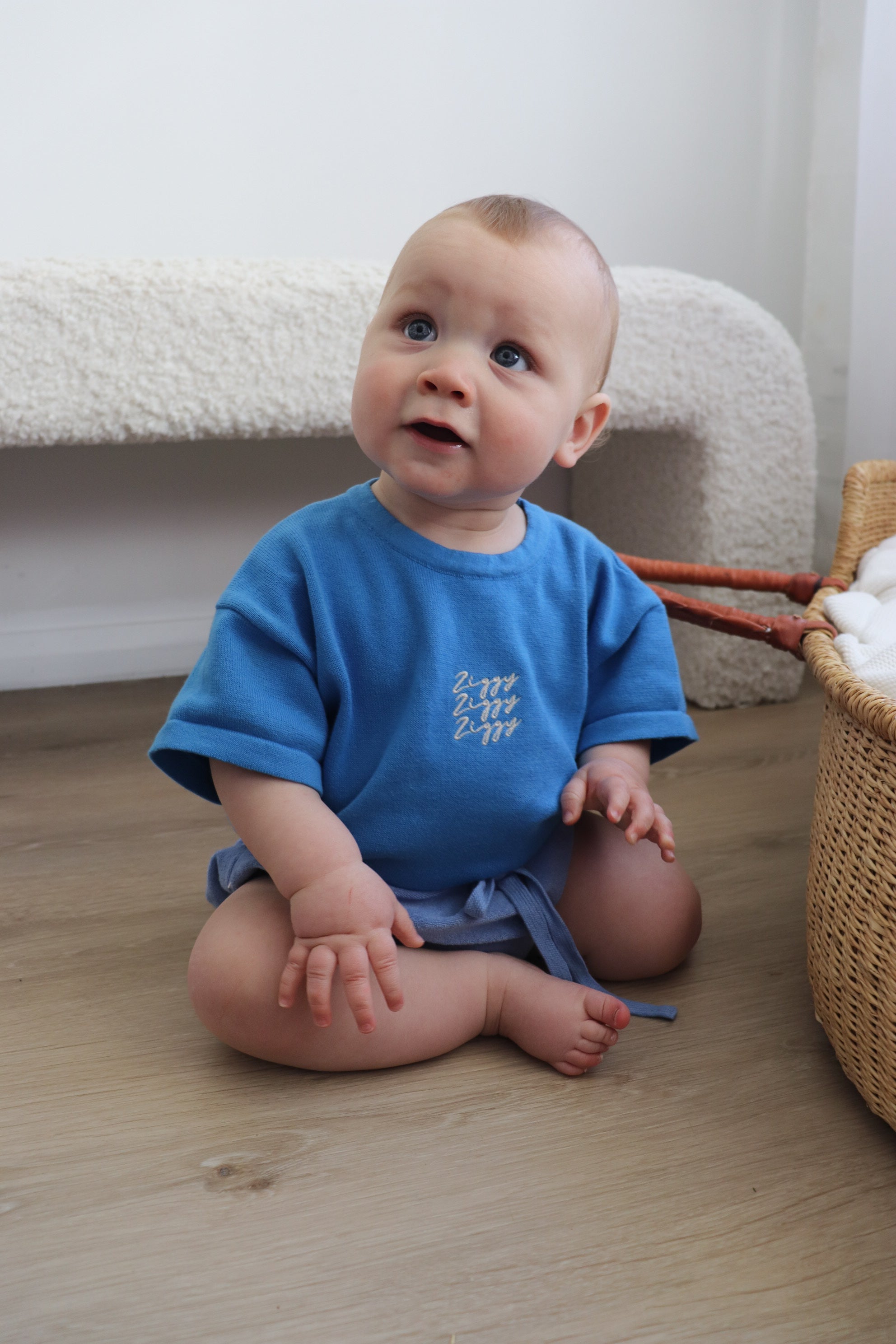 SIGNATURE TEE COBALT