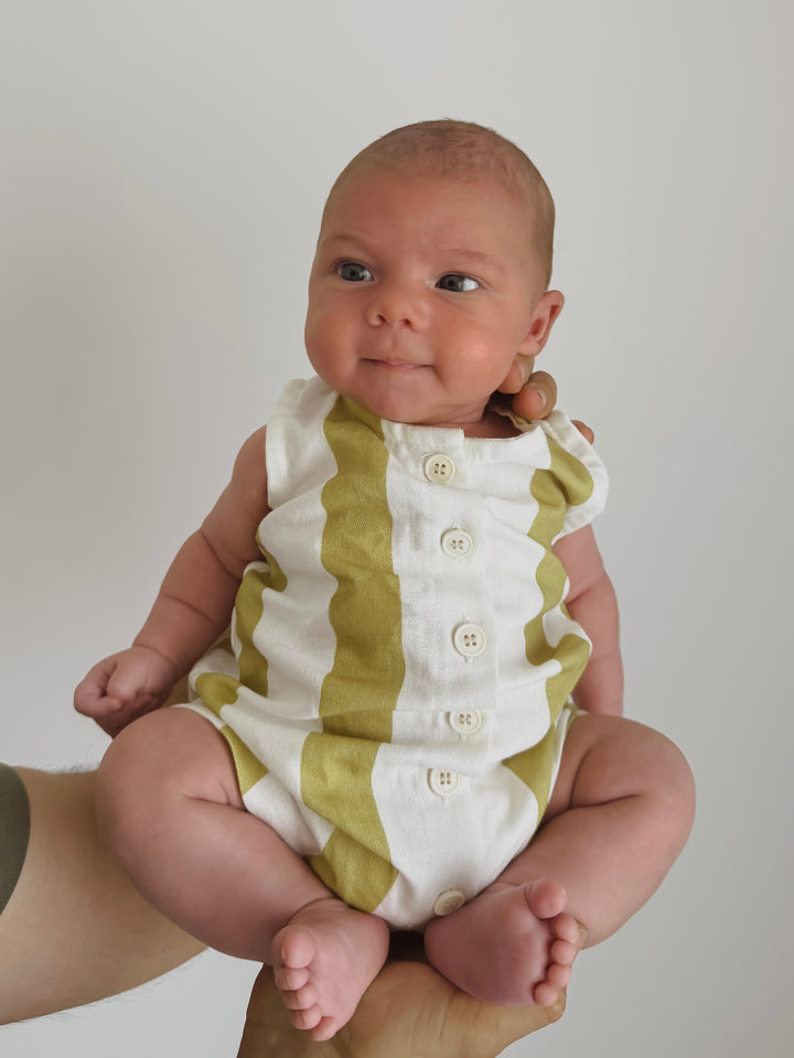 PLAYSUIT | KEY LIME STRIPES